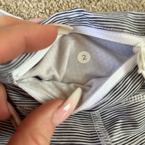 Lululemon Run: Fast And Free Crop
Wee Are From Space  / White / Metallic Silver - Picture 7 of 11